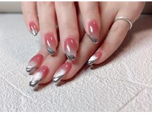 レインボウ 金山店(Rainbow)/ミラーフレンチネイル