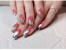 ミラーフレンチネイル