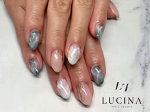 ネイルスタジオ ルキナ(LUCINA)/H-757大人大理石ネイル