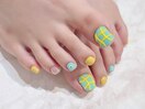 #フットネイル #カラフルネイル 