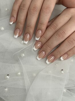 ジェイドネイル(Jade nail)/王道フレンチネイル