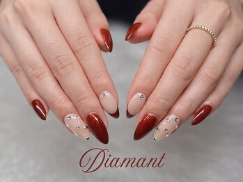 ディアマン(Diamant)/バレンタインネイル