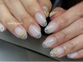 ワンカラー☆ガラスフレンチ