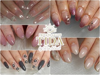 ティダ バイ リエネイル(TIDA by rienail)の写真/ママ歓迎の隠れ家で特別な時間を(^^)初めての方も馴染みやすい上品なオフィスネイルを提案します◎