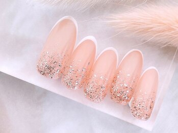 ネイルサロンフォーユー(for u)/細フレンチネイル¥6980