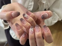 アンドローブ 銀座店(&robe)/グラデーション+アート6700円