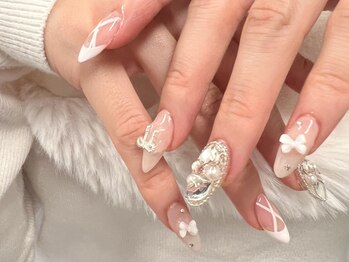 キー(key.)/バレエコアネイル