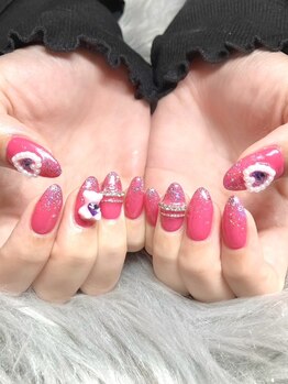 ピンクシュガーネイル(pink sugar nail)の写真/【フォルム重視★定額デザイン8000円～】シンプル系から華やかネイルまで、豊富なデザインをご用意♪