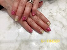 ジー フィンガー 千葉店(G)/ミモザネイル