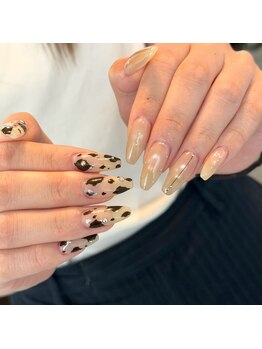 リアンスネイルヴィヴィッド 倉敷店(LianS nail ViViD)の写真/【当日予約◎】季節感満載のトレンドアートが魅力◎「見るArt・身にまとうArt」をお楽しみください♪