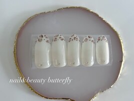 定額デザイン/レオパードネイル
