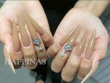 ハピナス(HAPPINAS)/ベージュネイル