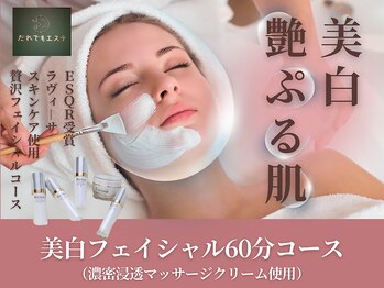 だれでもエステ 北浜店/極上美白コース艶ぷる肌に！