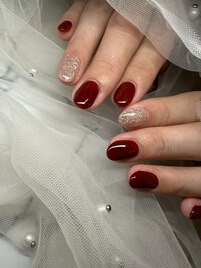 ポイントカラーネイル