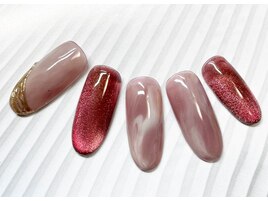 マグネット×ニュアンスネイル