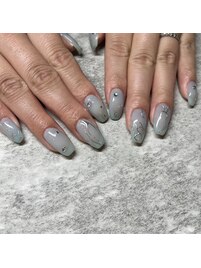 春色ブルー♪ミラーアート♪