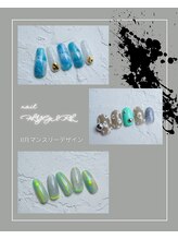 ネイル フライガール(nail FLY GIRL)/8月マンスリーデザイン