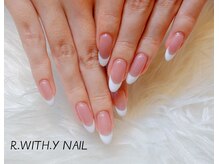 アール ウィズ ワイネイル(R.with.Y NAIL)/フレンチネイル￥8500