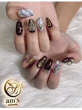 アムズ(am’S)/大理石ネイル♪