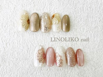 リノリコネイル 元住吉(Lino Liko nail)/12月☆9500円定額デザイン