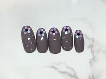 ネージュ バイ リアンジュ 辻堂(Neige by Reange)/ホロお花ネイル