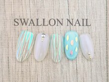 スワロンネイル(SWALLON NAIL)/梅雨デザイン♪
