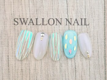 スワロンネイル(SWALLON NAIL)/梅雨デザイン♪