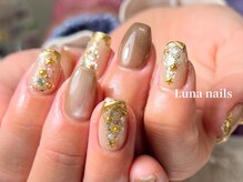 ルナネイルズ(Luna nails)/冬ネイル　持ち込みデザイン