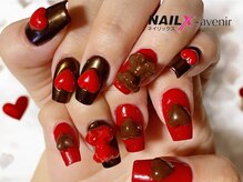 ネイリックス アヴェニール(NAILX avenir)/チョコモチーフ　くまハート
