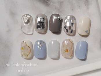 ネイルサロンアンドスクール ノーブル(noble)/チップデザイン