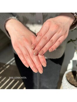 ブリエボ ニータ(BRILLER BONITA)の写真/オフィスや日常に映える上品な華やかさが魅力♪大人可愛い上品な指先で好感度◎ぜひBRILLER BONITAへ♪