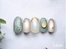 人気No2  押花×アクセサリーネイル　初回9500円