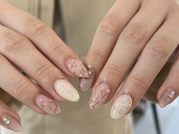 シオネイルサロン 下北沢2号店(sio.nailsalon)/お客様持ち込みdesign -90min