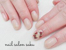 サク(saku)/南天/なんてん/ストーンアート