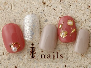 アイネイルズ 町田店(I nails)/ワイヤーフラワー 7980円