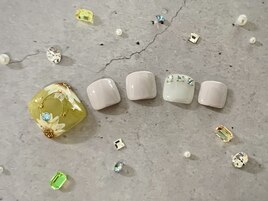 フット★ひまわりアート