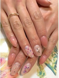 ～ドライフラワーネイル～