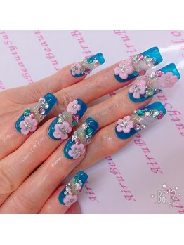 アイル ビューティーサロン(Airu Beauty Salon)/お花３D（80代の方）