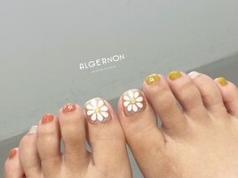 ぷっくりフラワーネイル