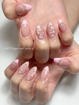 エフネイル 元町中華街店(ef nail)の写真/《繊細な手描きアートが自慢》手描きジュエリーアートもお任せください♪画像の持ち込みもOKです◎