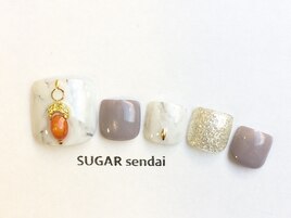 大理石×ビジュー☆定額9900円