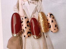 ネイルサロンフォーユー(for u)/レオパードネイル￥6980