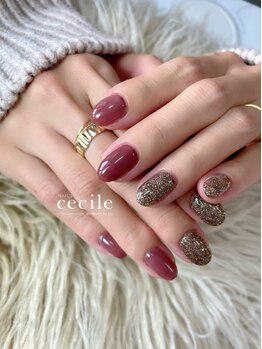 セシル(Cecile)/シンプルラメワンカラー