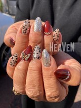 ネイルサロンヘヴン 国分店(Nail SaLoN Heaven)/ヒョウ柄ネイル