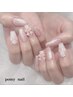 ジェル4本アート+6本ワンカラー/¥9500☆持込ok,オフ無料,300円パーツ迄無料☆