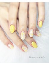 レミネイル(Remi nail)/持ち込みデザインチェックネイル