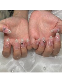 定番チークネイル♪