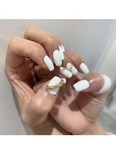 マッシュ abeno店(MASHU)/white＆rope nail