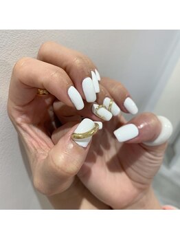 マッシュ abeno店(MASHU)/white＆rope nail