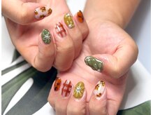 ボタネイル 近鉄八尾駅前店(BOTA NAIL)/大人キュート詰め込みネイル